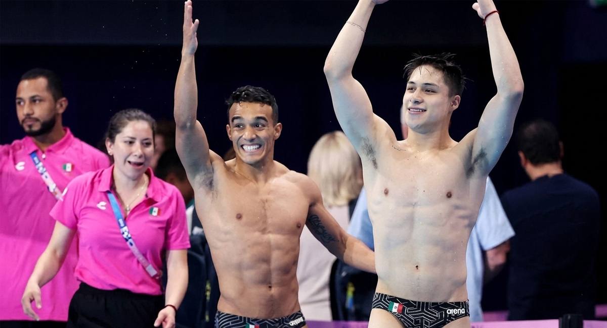 Osmar Olvera y Juan Celaya conquistaron el podio de la final de trampolín de un metro en los Juegos Centroamericanos 2026