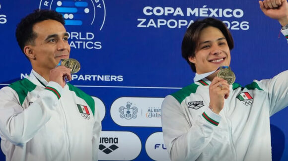¡Históricos! Osmar Olvera y Juan Celaya se visten de oro en la Copa México de Clavados 2026