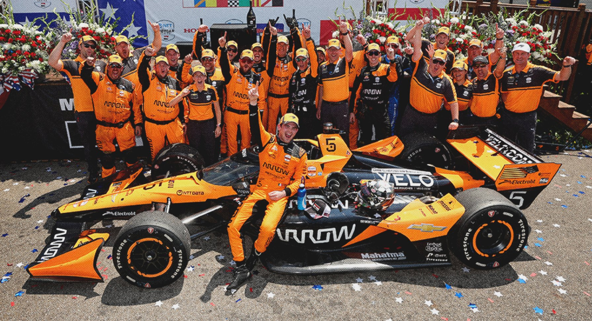 Patricio O'Ward ganó en Mid-Ohio de la Indycar Series y se sumó a un histórico domingo para el deporte mexicano