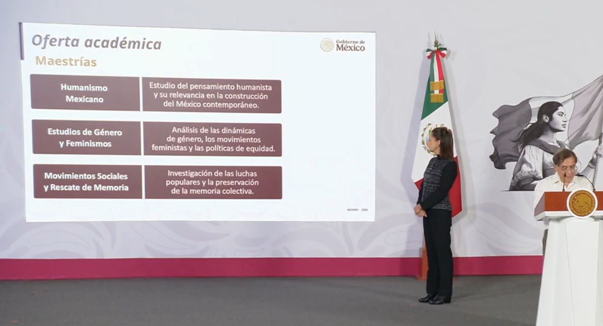 Por decreto de Sheinbaum, el Inehrm ofrece programa académico sobre el humanismo mexicano de la 4T