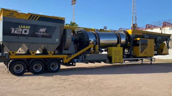 Preparan el terreno para la fábrica de asfalto en Navojoa, producirá 120 toneladas y reducirá costos al 90%