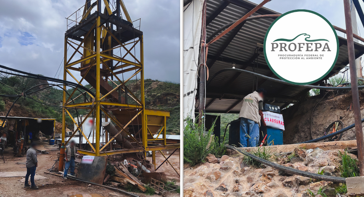 Profepa clausura dos proyectos mineros por operar sin autorización ambiental en Durango
