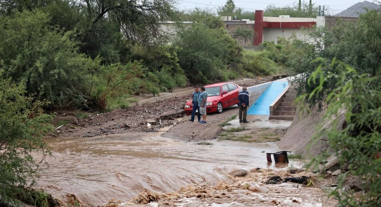 Protección Civil mantiene monitoreo permanente por condiciones de riesgo en Sonora