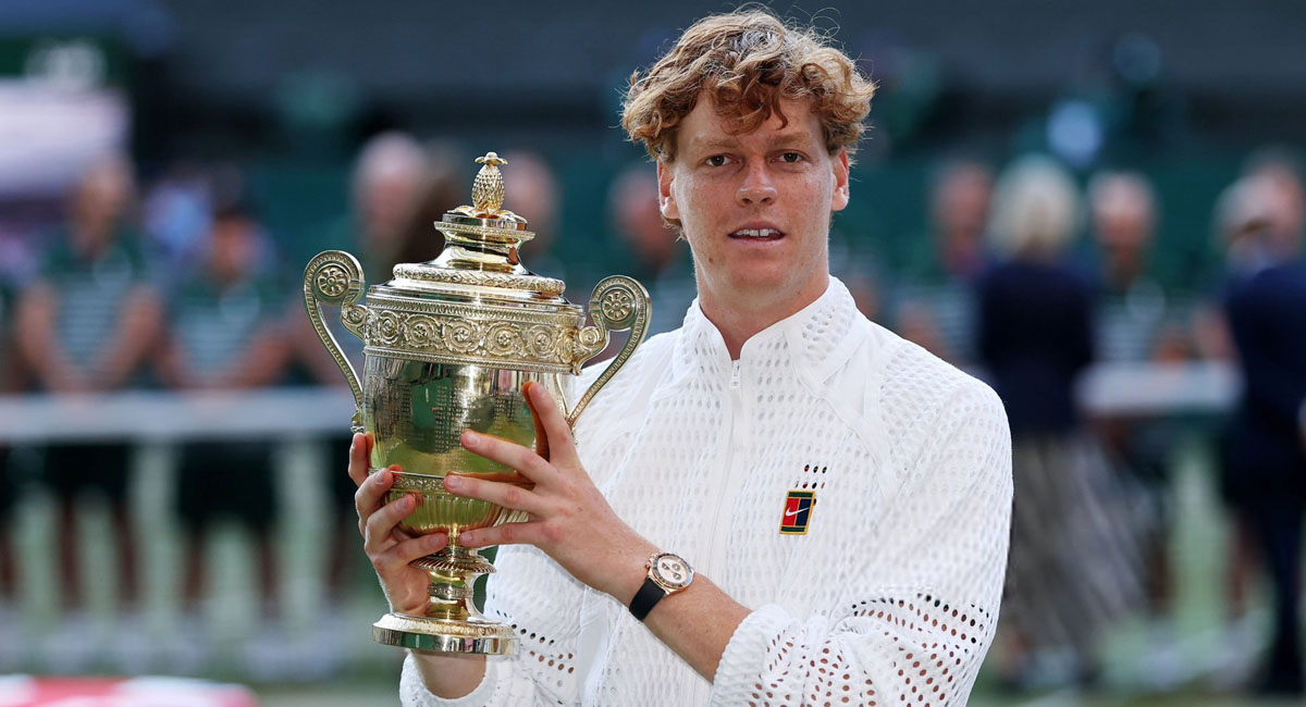 Sinner es bicampeón del torne de Wimbledon