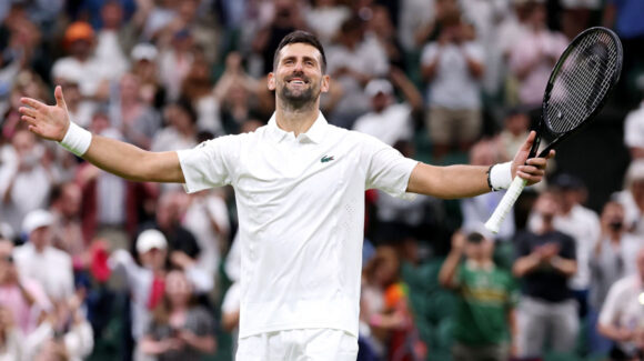Novak Djokovic vence a Rinderknech y alcanza marca de Roger Federer en Wimbledon