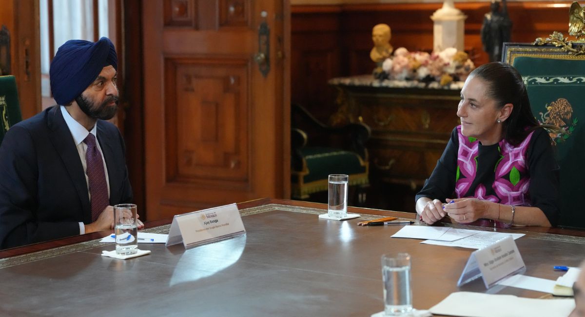 Sheinbaum revela detalles de su reunión con el presidente del Banco Mundial