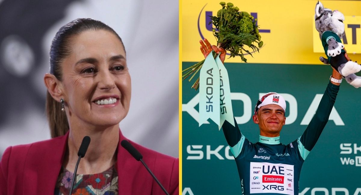 Isaac del Toro gana etapa del Tour de Francia 2026 y recibe felicitación de Sheinbaum