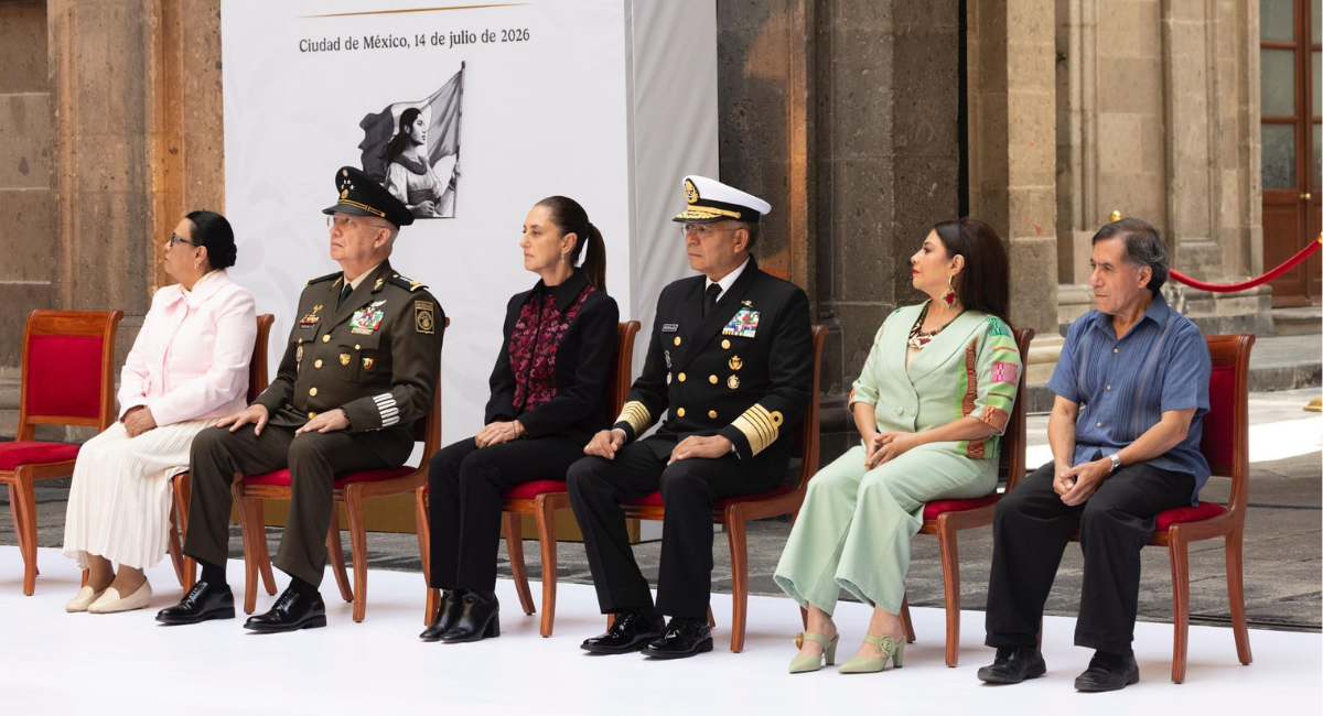 Sheinbaum encabeza ceremonia por el 159 Aniversario de la República Restaurada