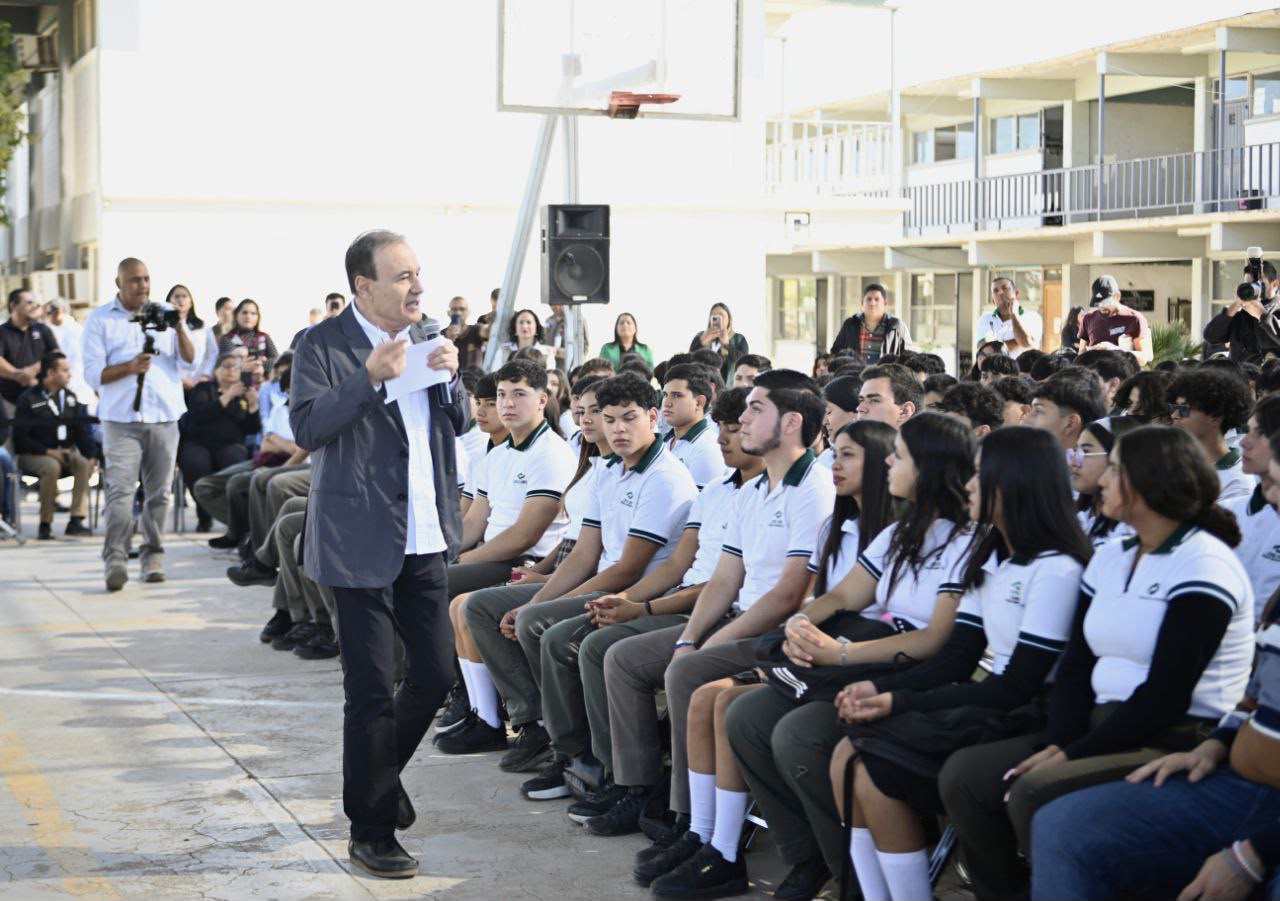 Sheinbaum y Durazo invertirán 328.5 mdp para crear 4 mil 920 espacios de bachillerato en Sonora