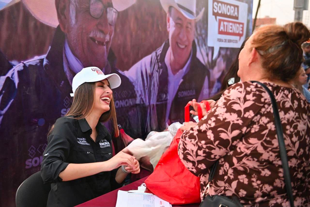 Sonora Atiende alcanza 201 mil 200 servicios para las familias sonorenses Paulina Ocaña