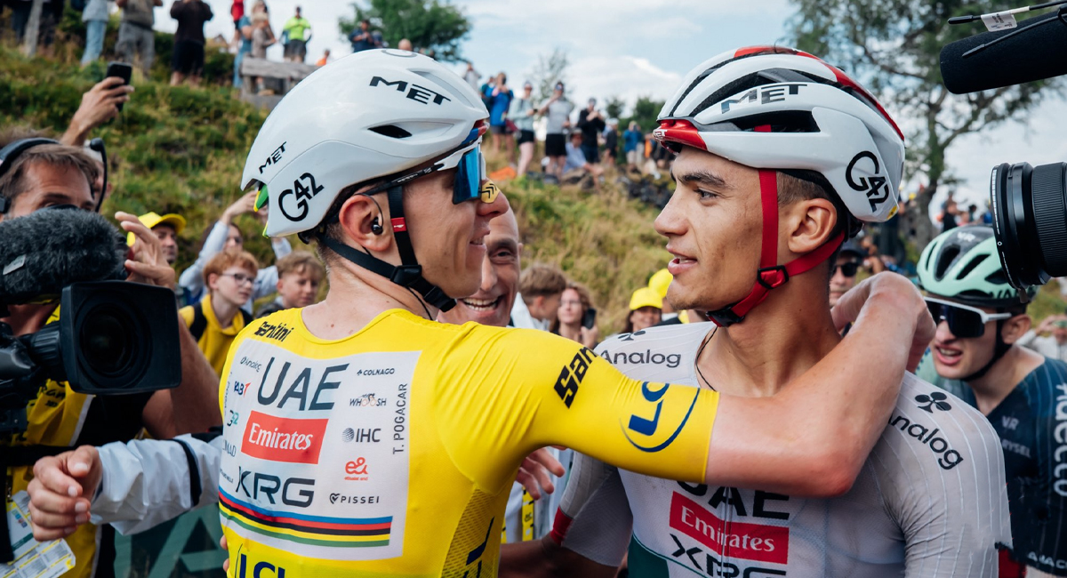 Tadej Pogacar e Isaac del Toro tuvieron un impresionante desempeño en la jornada 14 del Tour de France 2026