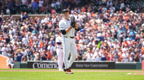 Tarik Skubal, con un pie fuera de Detroit; así fue su emotiva despedida en el Comerica Park