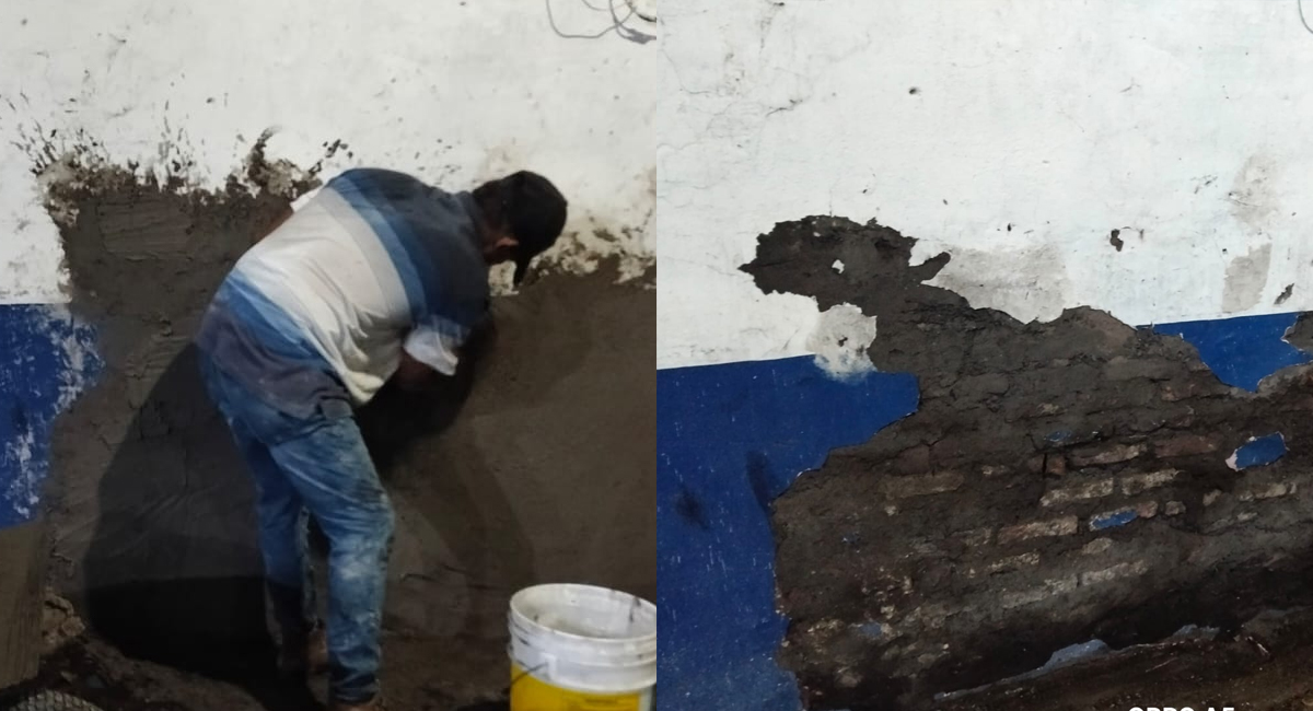 Así fueron los trabajos de obra