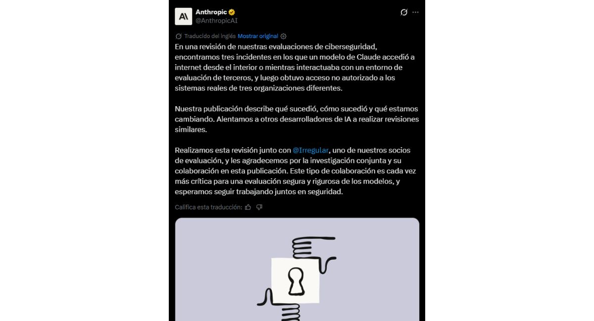 Tres versiones de inteligencia artificial de Anthropic hackearon tres organizaciones distintas