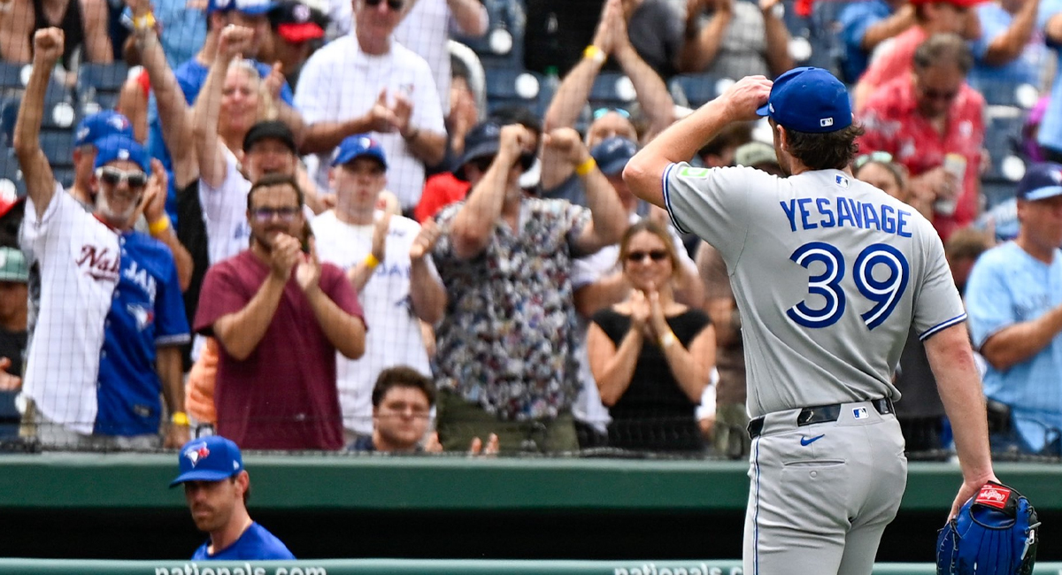 Trey Yesavage tuvo una sólida apertura en el Nationals Park, llevando a los Blue Jays en el triunfo con el cual aseguraron la serie