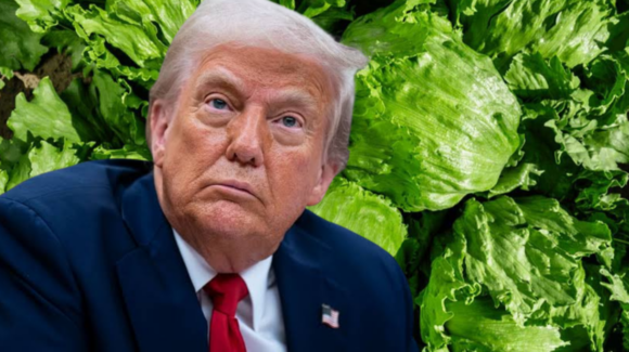 Trump amenaza con imponer un gran arancel a México por lechuga vinculada a la ‘diarrea explisiva’