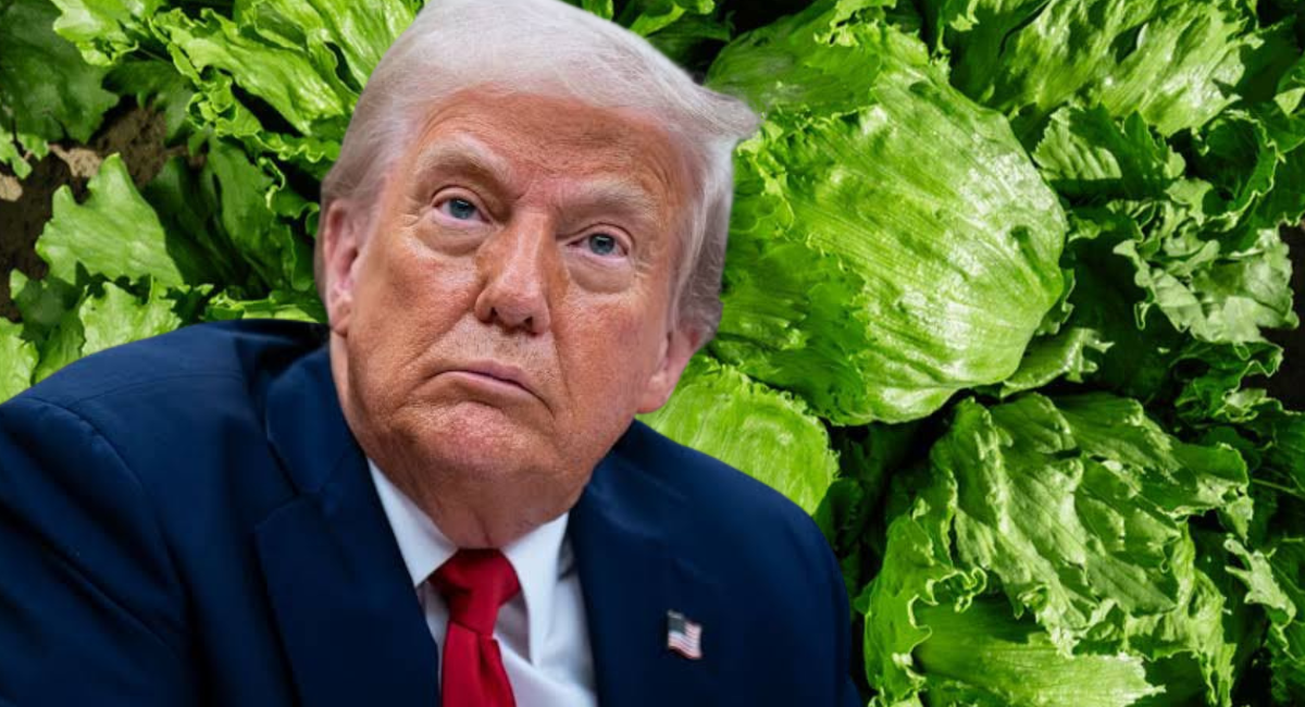 Trump amenaza con imponer un gran arancel a México por lechuga vinculada a la 'diarrea explisiva'