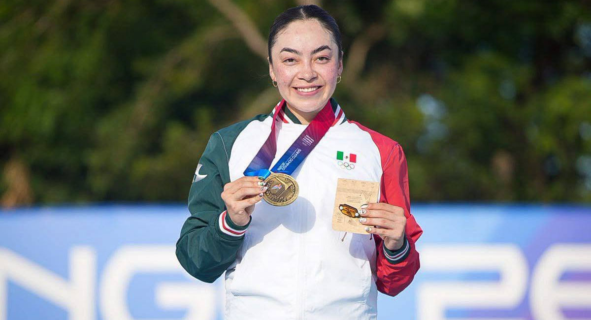 Yareli Acevedo ganó el oro en ciclismo