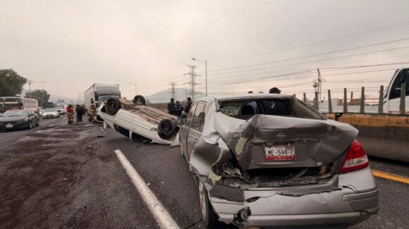¿Qué pasó en la México-Pachuca HOY? Carambola deja varios lesionados en Ecatepec