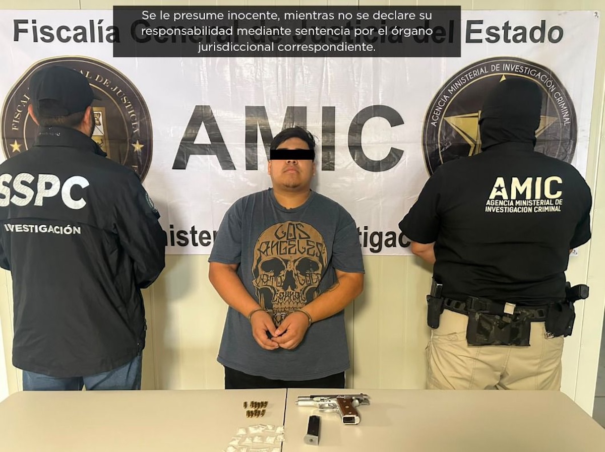 SSPC y AMIC detienen a presunto generador de violencia en Hermosillo