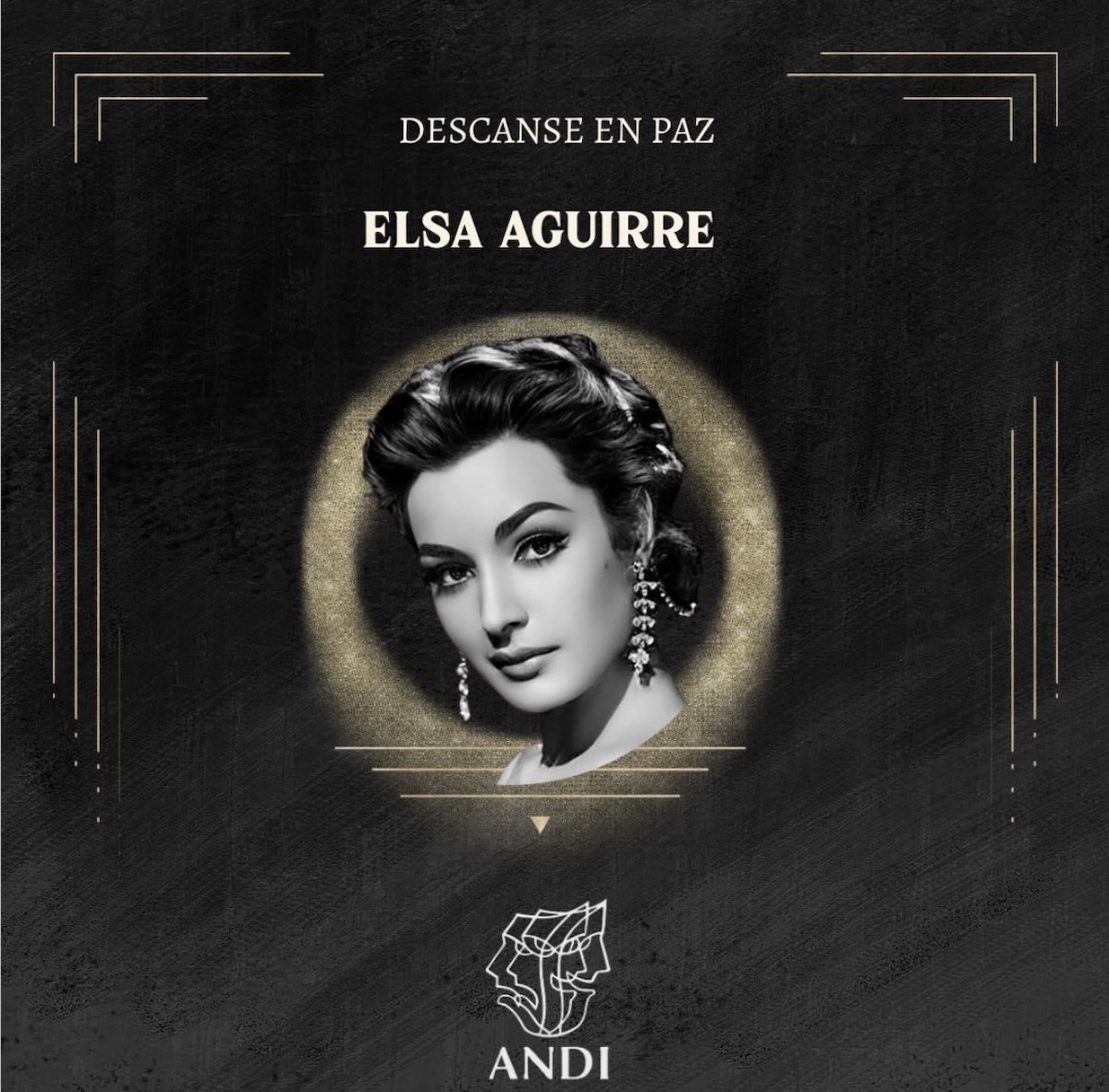 Elsa Aguirre fallece a los 95 años; la ANDI confirma la muerte de la actriz