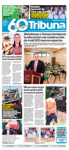 Cubierta de la versión impresa del 25 Jul 2026