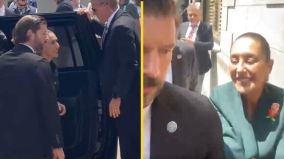 VIDEO: Sheinbaum llega al Estadio Nueva York Nueva Jersey para la Final del Mundial 2026