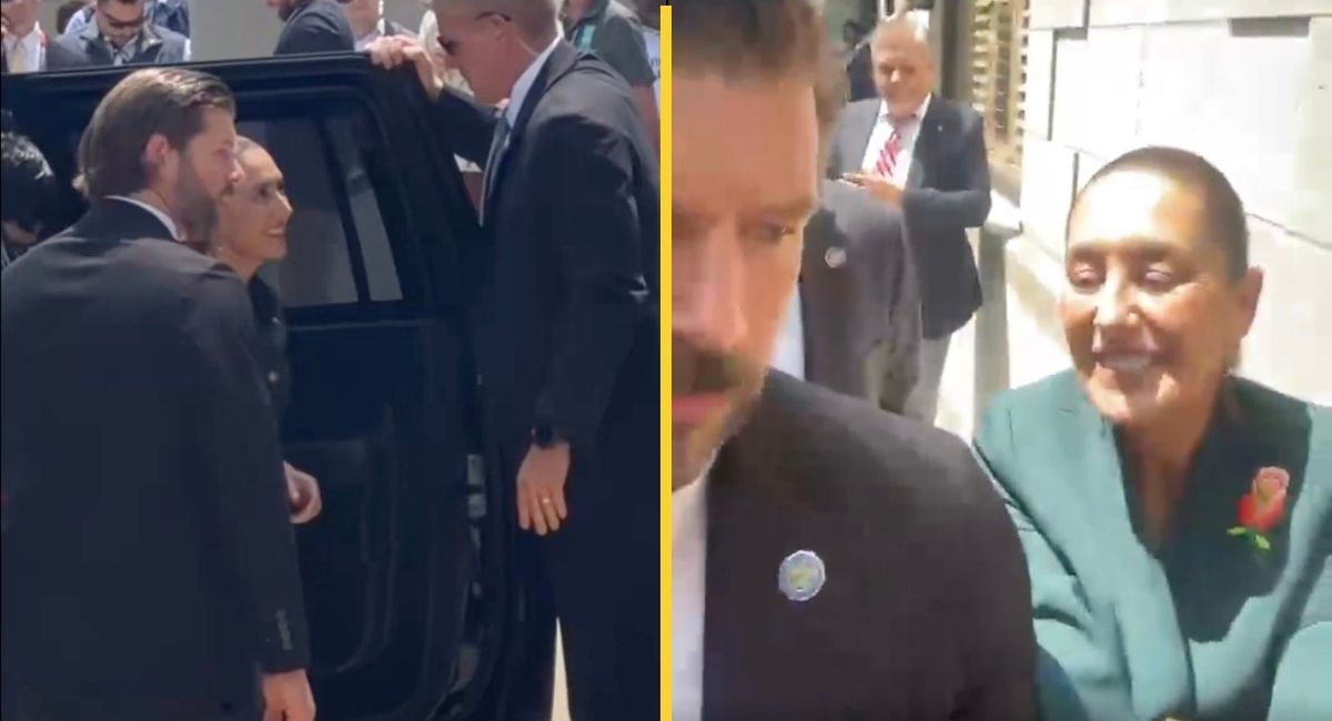 Sheinbaum llega al Estadio Nueva York Nueva Jersey para la Final del Mundial 2026