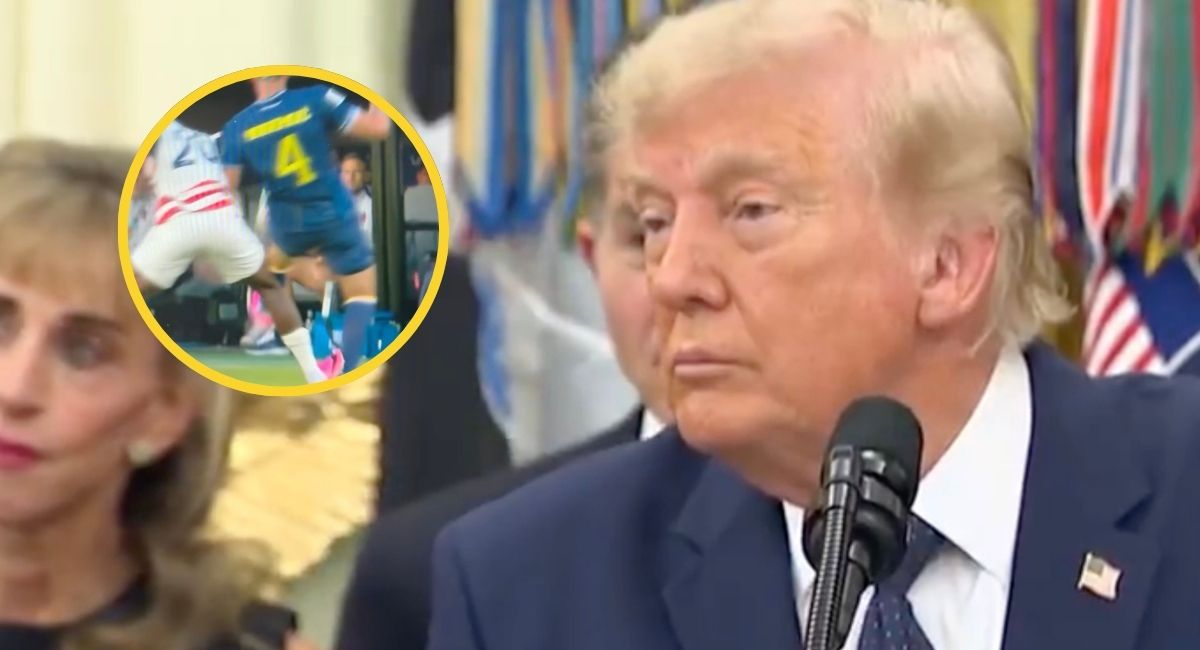 Trump admite que pidió a la FIFA revisar tarjeta roja a Folarin Balogun
