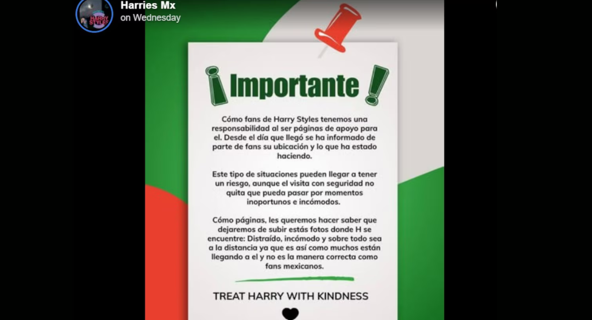 ¡Modo turista! Los lugares favoritos de Harry Styles en la Ciudad de México