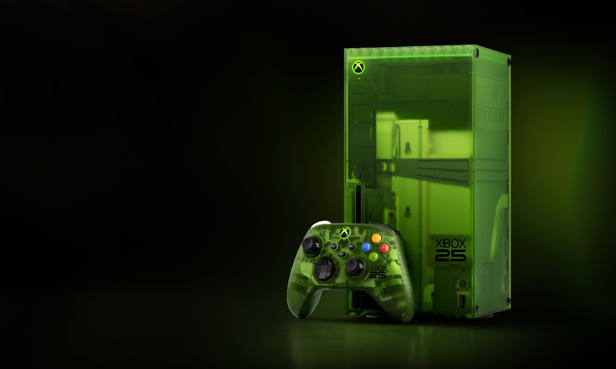 ¡Regresa lo retro! Xbox celebra 25 años con accesorios en verde translúcido