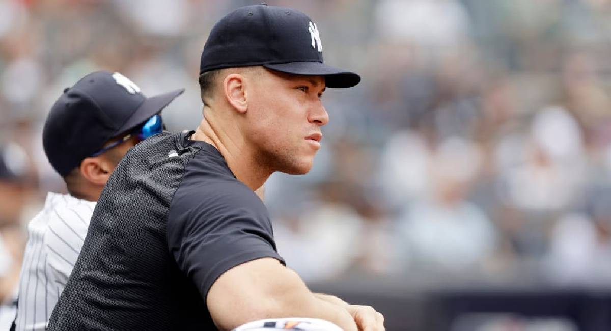 Aaron Judge volvió a realizar ejercicios de beisbol mientras trabaja en su rehabilitación para regresar al line up de los Yankees