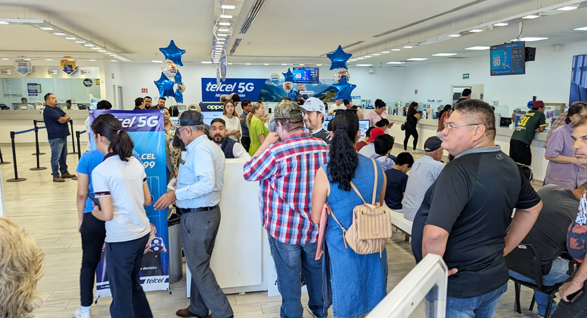 Abarrotan centros de telefonía en Ciudad Obregón tras suspensión de líneas no vinculadas