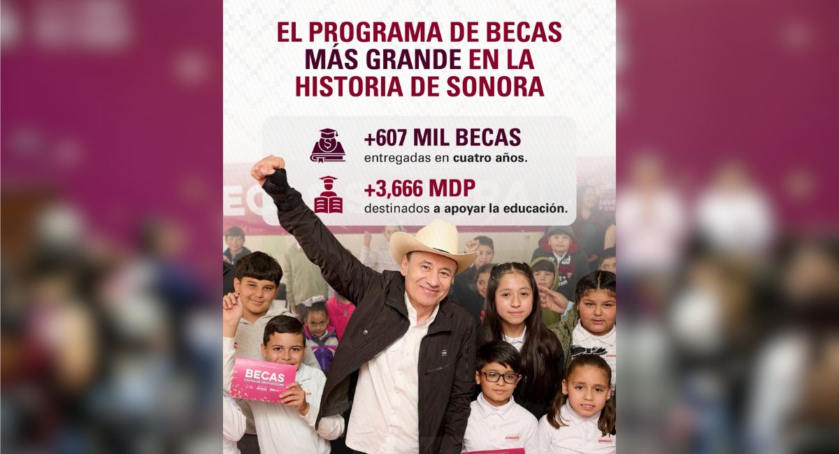 Entregan más de 14 mil becas en Cajeme y Navojoa