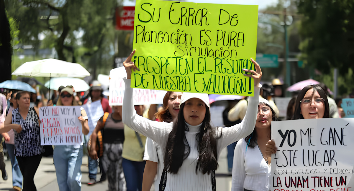 Aspirantes aceptados de la UNAM impugnan con amparos la cancelación de su examen de ingreso