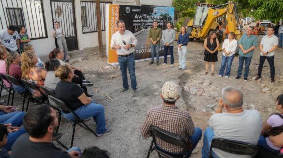 Ayuntamiento de Hermosillo invierte 6.3 millones de pesos para rehabilitar calle Tecoripa