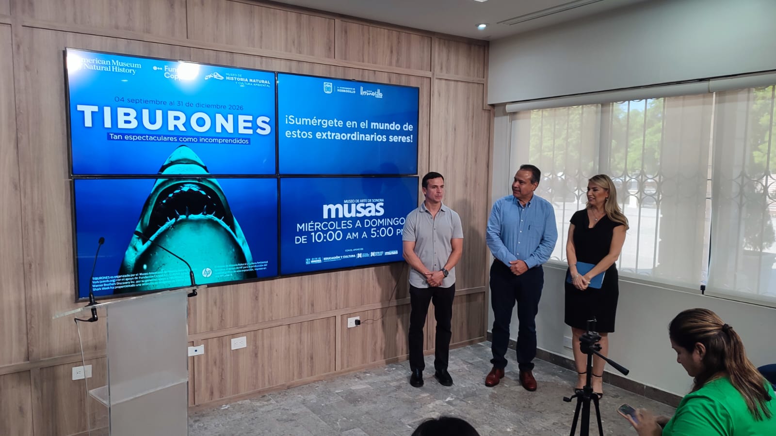 Ayuntamiento de Hermosillo trae la exposición 'Tiburones' al MUSAS