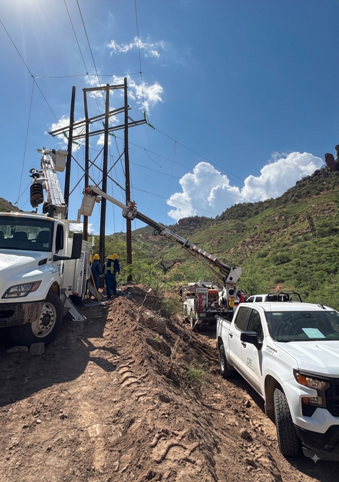 CFE realiza más de tres mil trabajos para reforzar la red eléctrica en Sonora