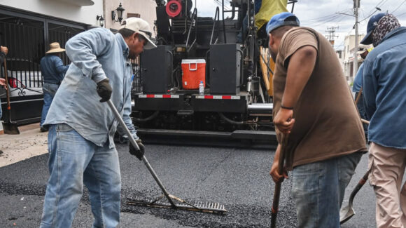 Cajeme rehabilita cerca de 50 mil metros cuadrados de vialidades con obras de recarpeteo