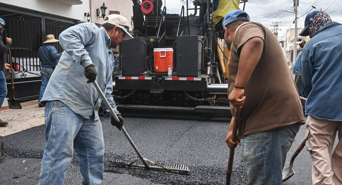 Cajeme rehabilita cerca de 50 mil metros cuadrados de vialidades con obras de recarpeteo