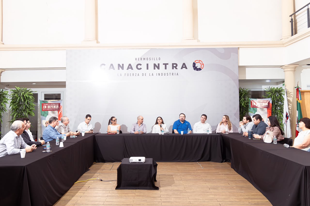 Canacintra destaca experiencia y capacidad de Celida López para liderar Morena en Sonora