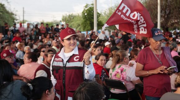 Celida López toma fuerza rumbo a la Coordinación arropada por cientos de hermosillenses