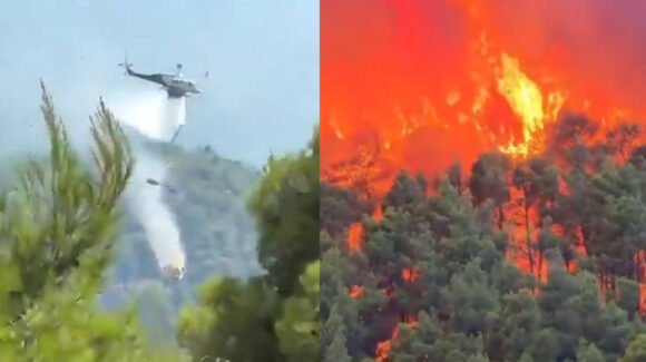 Choque de helicópteros contra incendios en Grecia deja al menos dos muertos y dos heridos