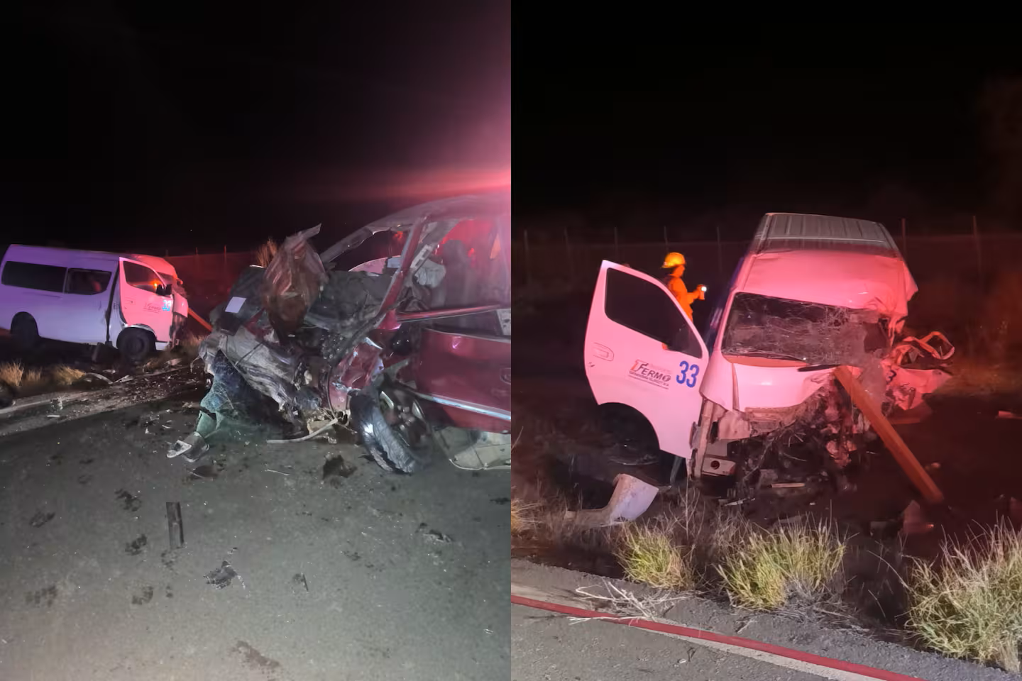 Choque frontal en Hermosillo deja tres muertos y dos lesionados