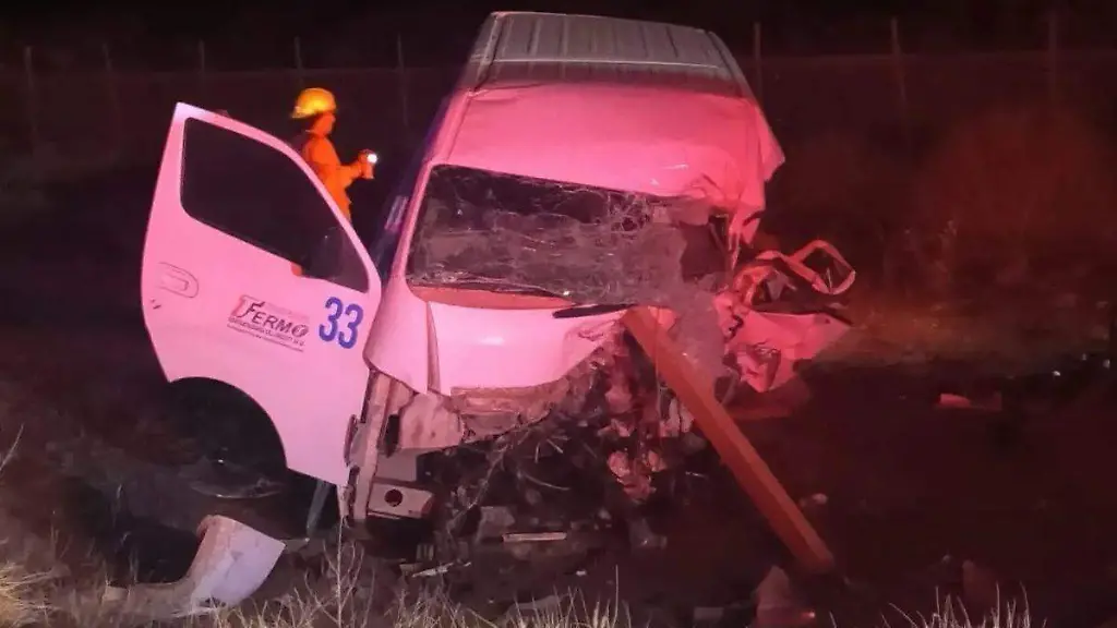 Choque frontal en Hermosillo deja tres muertos y dos lesionados