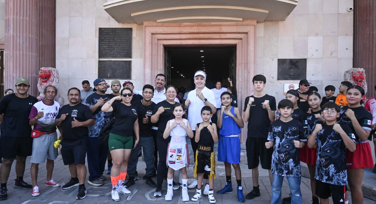 Ciudad Obregón se sumó a la Clase Nacional de Boxeo "Puños de Transformación", este domingo, 16 de agosto