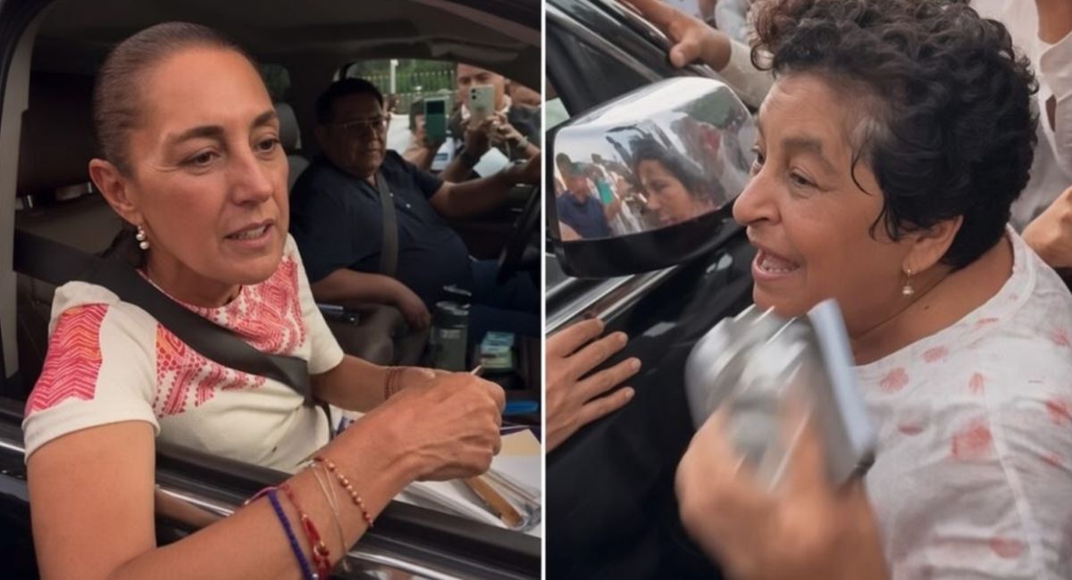 Claudia Sheinbaum relata su encuentro con mujer que golpeó su camioneta en Tamaulipas