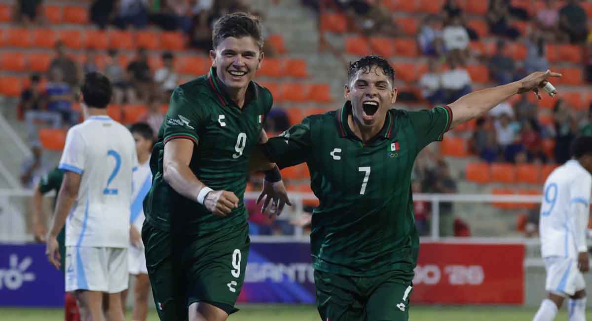Con hat trick de Tahiel Jiménez, México goleó a Guatemala para conseguir su boleto a las semifinales de los Centroamericanos 2026