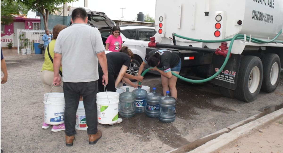 Continúa el apoyo: Este martes sigue activo el programa de pipas de agua de Hermosillo