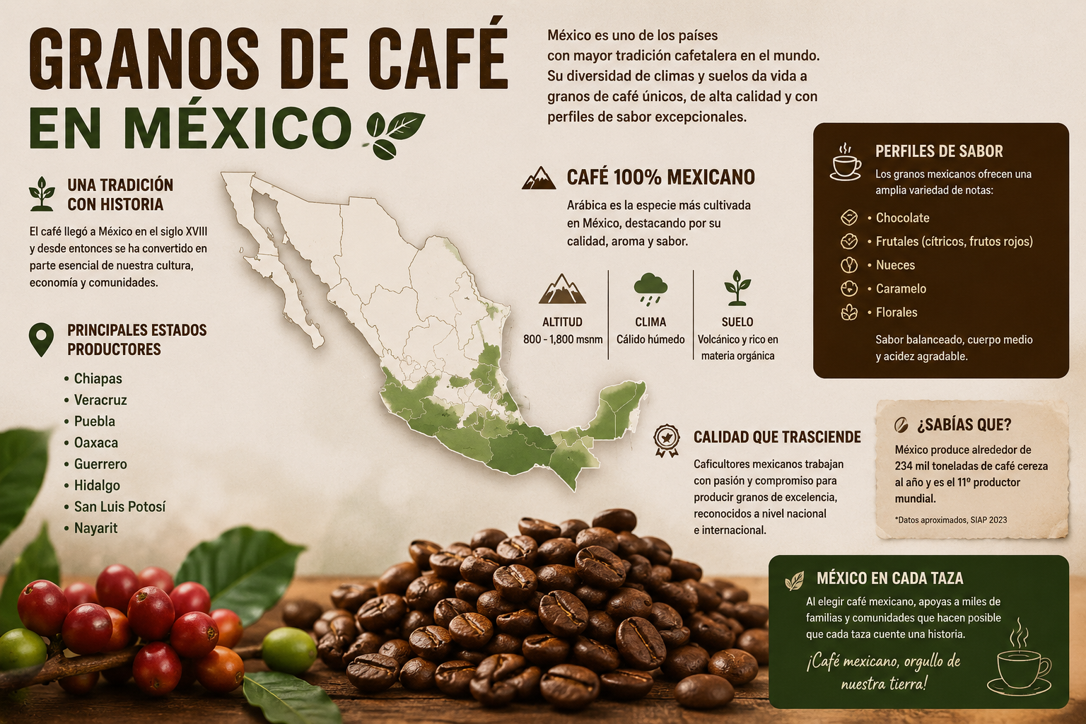Control de insumos Del grano a la taza
